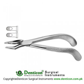 English Pattern Tooth Extracting Forcep Fig. 107 (For Upper Canines) Stainless Steel, Standard